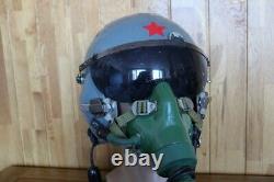 Retired Air Force Fighter Pilot Flight Helmet, Face Mask Ym-9915g