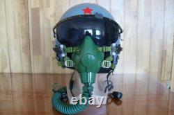 Retired Air Force Fighter Pilot Flight Helmet, Oxygen Mask