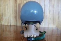 Retired Air Force Fighter Pilot Flight Helmet, Oxygen Mask