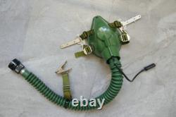 Retired Air Force Fighter Pilot Flight Helmet, Oxygen Mask