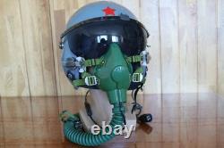 Retired Air Force Fighter Pilot Flight Helmet, Oxygen Mask YM-6512A