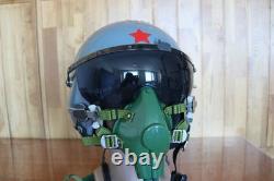 Retired Air Force Fighter Pilot Flight Helmet, Oxygen Mask YM-6512A -4