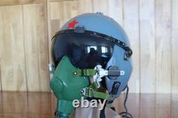 Retired Air Force Fighter Pilot Flight Helmet, Oxygen Mask YM-6512A -4
