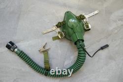 Retired Air Force Fighter Pilot Flight Helmet, Oxygen Mask YM-6512A -4
