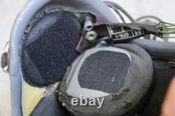 Retired Air Force Fighter Pilot Flight Helmet, Oxygen Mask YM-6512A -4