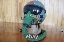 Retired Air Force Fighter Pilot Flight Helmet, Oxygen Mask Ym-9915g