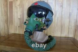 Retired Air Force Fighter Pilot Flight Helmet, Oxygen Mask Ym-9915g