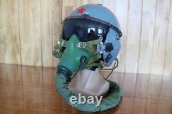 Retired Air Force Fighter Pilot Flight Helmet, Oxygen Mask Ym-9915g
