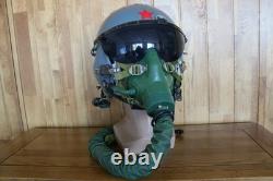 Retired Air Force Fighter Pilot Flight Helmet, Oxygen Mask Ym-9915g