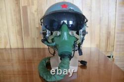 Retired Air Force Fighter Pilot Flight Helmet, Oxygen Mask Ym-9915g