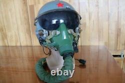 Retired Air Force Fighter Pilot Flight Helmet, Oxygen Mask Ym-9915g