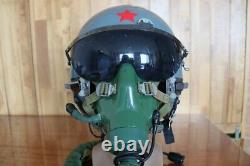 Retired Air Force Fighter Pilot Flight Helmet, Oxygen Mask Ym-9915g