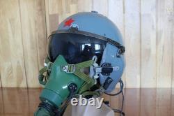 Retired Air Force Fighter Pilot Flight Helmet, Oxygen Mask Ym-9915g
