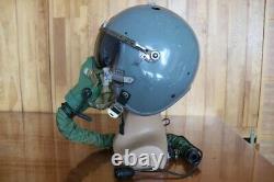 Retired Air Force Fighter Pilot Flight Helmet, Oxygen Mask Ym-9915g