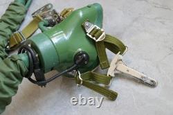 Retired Air Force Fighter Pilot Flight Helmet, Oxygen Mask Ym-9915g