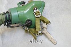 Retired Air Force Fighter Pilot Flight Helmet, Oxygen Mask Ym-9915g