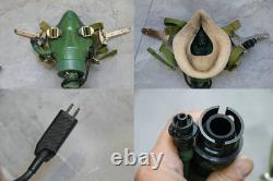 Retired Air Force Fighter Pilot Flight Helmet, Oxygen Mask Ym-9915g