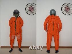 Retired Air Force Fighter Pilot Flight Helmet, Oxygen mask, Compensatory Suit