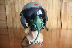 Retired Chinese Air Force Fighter Pilot Flying Helmet, Face Mask