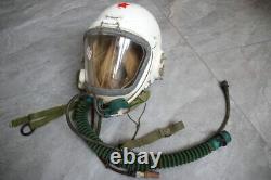 Retired Chinese Air Force MiG Pilot Flight Helmet