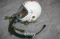 Retired Chinese Air Force MiG Pilot Flight Helmet