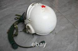 Retired Chinese Air Force MiG Pilot Flight Helmet