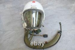 Retired Chinese Air Force Mig-21 Fighter Pilot Flight Helmet