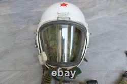 Retired Chinese Air Force Mig-21 Fighter Pilot Flight Helmet