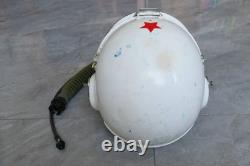Retired Chinese Air Force Mig-21 Fighter Pilot Flight Helmet