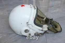 Retired Chinese Air Force Mig-21 Fighter Pilot Flight Helmet