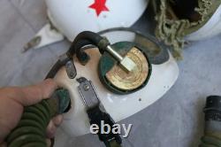 Retired Chinese Air Force Mig-21 Fighter Pilot Flight Helmet