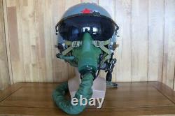 Retired Chinese Fighter Pilot Flight Helmet, Oxygen Mask YM-9915G