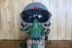 Retired Chinese Fighter Pilot Flight Helmet, Oxygen Mask YM-9915G