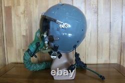 Retired Chinese Fighter Pilot Flight Helmet, Oxygen Mask YM-9915G