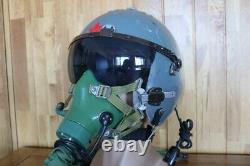 Retired Chinese Fighter Pilot Flight Helmet, Oxygen Mask YM-9915G