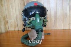Retired Chinese Pilot Flight Helmet, Oxygen Mask Ym-9915G