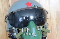 Retired Chinese Pilot Flight Helmet, Oxygen Mask Ym-9915G