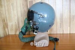 Retired Chinese Pilot Flight Helmet, Oxygen Mask Ym-9915G