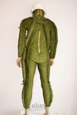 Retired High Altitude MiG-21 Fighter Pilot Helmet, Anti G Stunt flight Suit