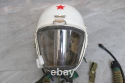 Retired High Altitude MiG-21 Fighter Pilot Helmet, Anti G Stunt flight Suit
