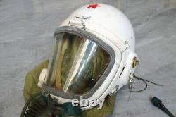 Retired High Altitude Mig Pilot Helmet, flight suit