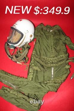 Retired High Altitude Mig Pilot Hermetic Helmet, Flight Suit 2#