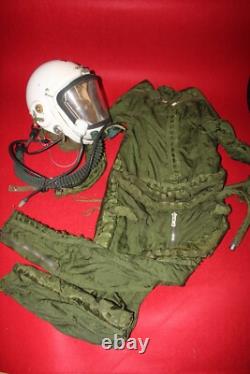 Retired High Altitude Mig Pilot Hermetic Helmet, Flight Suit 2#