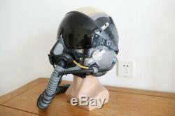 Retired Korea Air force pilot Gentex HGU-55/P flight helmet + oxygen mask