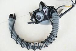 Retired Korea Air force pilot Gentex HGU-55/P flight helmet + oxygen mask
