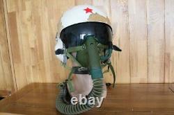 Retired MiG Fighter Pilot Flying Helmet Tk-2A(0#/largest), Oxygen Mask Ym-6505