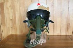 Retired MiG Fighter Pilot Flying Helmet Tk-2A(0#/largest), Oxygen Mask Ym-6505