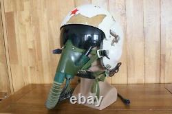 Retired MiG Fighter Pilot Flying Helmet Tk-2A(0#/largest), Oxygen Mask Ym-6505