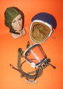 Retired Mig Pilot High Altitude Helmet 1# XXL Flight Hat $249.9