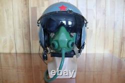 Retired Original Chinese Fighter Pilot Helmet (1#/Largest), Oxygen Mask KJB-1